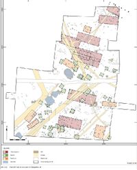 Overzicht van de structuren in deelgebied 1B