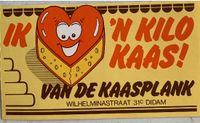 Sticker De Kaasplank