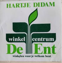 Sticker winkelcentrum de Ent