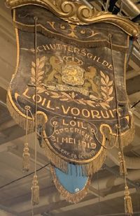 Vaandel Schuttersgilde Loil Vooruit