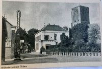 Wilhelminstraat met notarishuis en kerk links het Zwijnshoofd 2