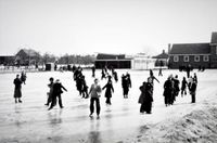 Schaatsen op Triabasterrein aan de Polstraat